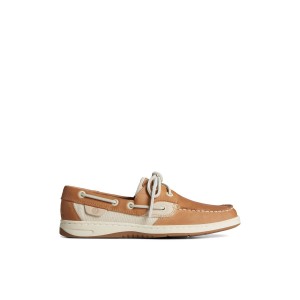 Beige Sperry Bluefish Metallic Boat Shoe | 2796-BUOED