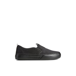 Black Sperry Breaker Plushwave Sneaker | 8102-YQFTM