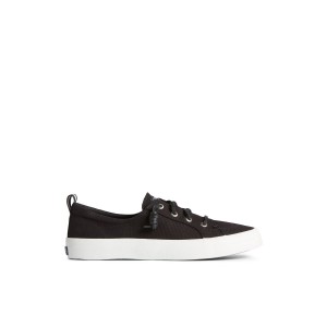 Black Sperry Crest Vibe Sneaker | 0367-AFGME