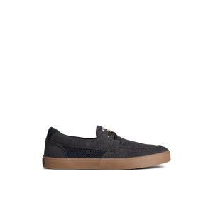 Black Sperry SeaCycled Bowery Sneaker | 5932-ANXZT