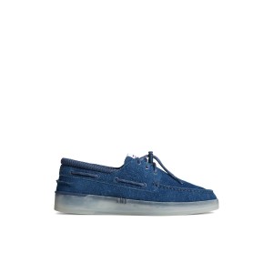 Blue Sperry Concepts Authentic Original 3-Eye Cup Boat Shoe | 9837-PWTLI