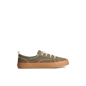 Green Sperry Crest Vibe Sneaker | 2589-EMKVR