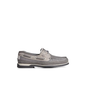 Grey Sperry Gold Cup Mako Boat Shoe | 0183-UKOJA