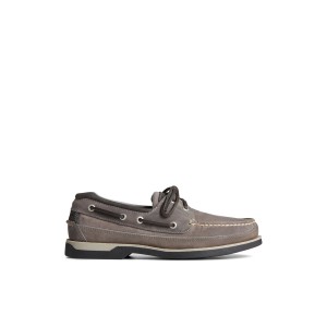 Grey Sperry Mako Canoe Moc Boat Shoe | 5712-SZNXD