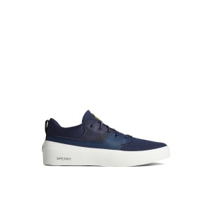 Navy Sperry SeaCycled Fairlead Sneaker | 0271-MLUXG