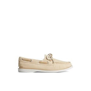 White Sperry Authentic Original Two-Tone Boat Shoe | 5187-VJAMG