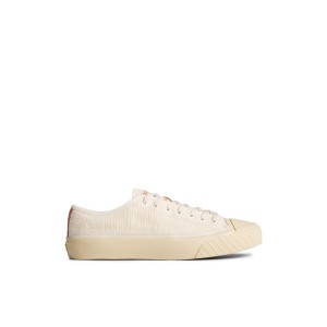 White Sperry Racquet Oxford Pride Sneaker | 0742-JAITZ