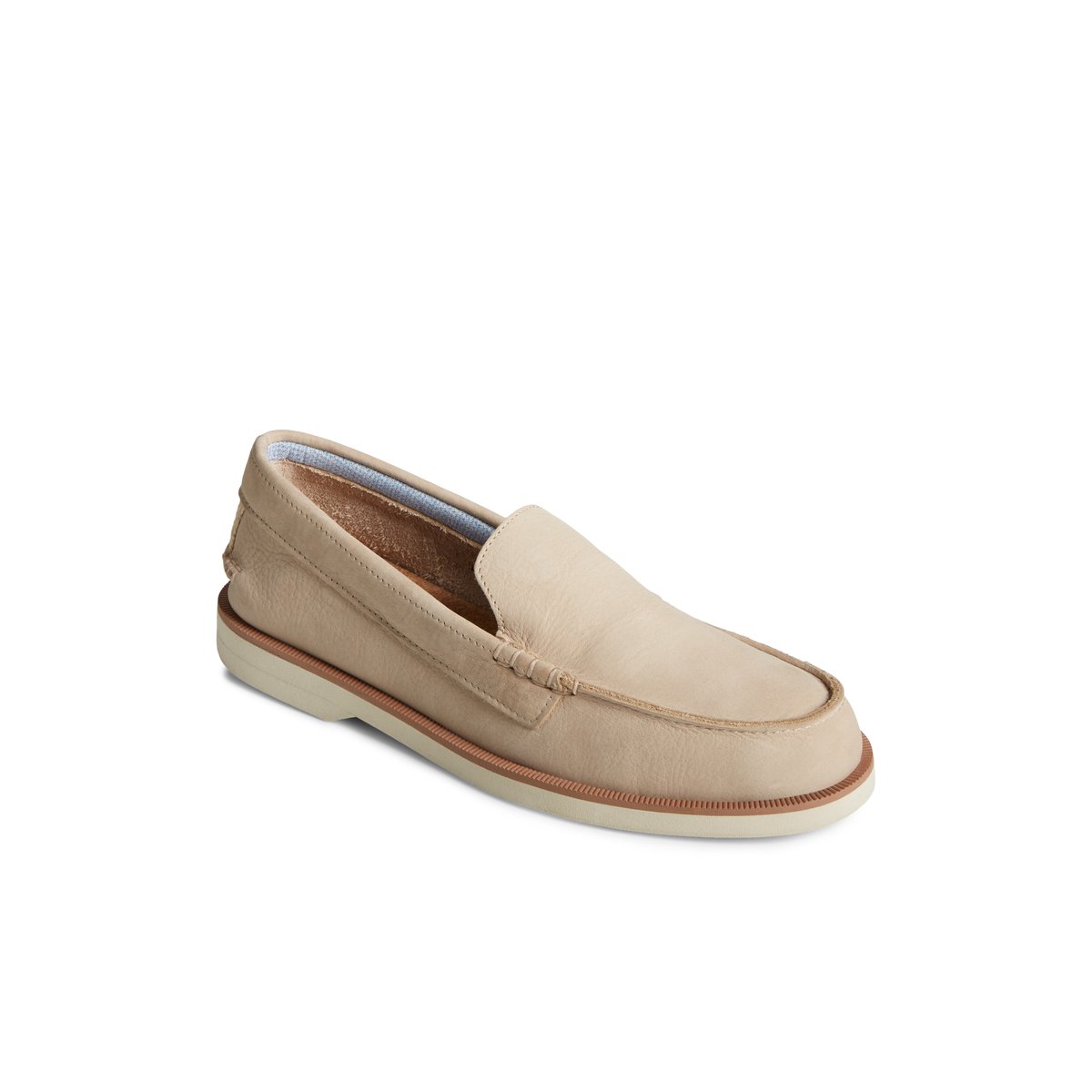 Beige Sperry Authentic Original Double Sole Venetian Loafer | 3069-DNBVR