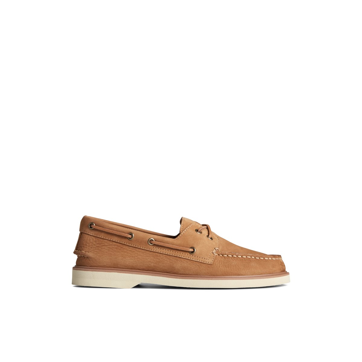 Beige Sperry Authentic Original Double Sole Nubuck Boat Shoe | 1296-EZNDA