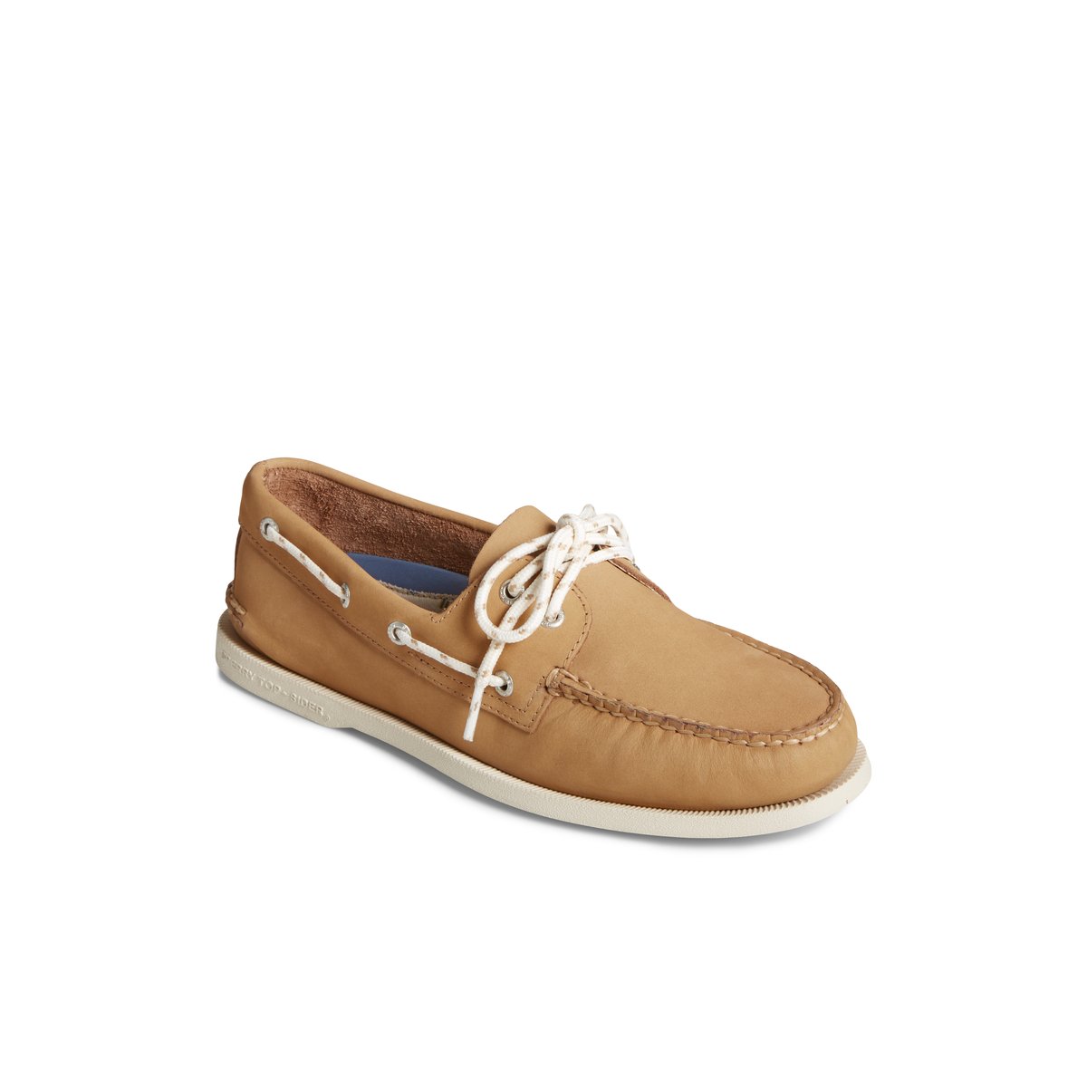 Beige Sperry Authentic Original Nautical Nubuck Boat Shoe | 7302-TEODM