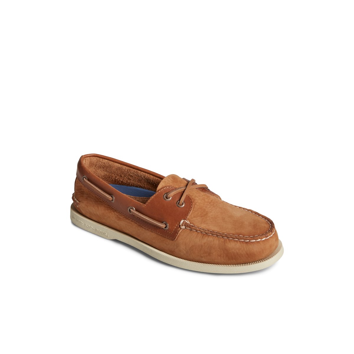 Beige Sperry Authentic Original Nubuck Boat Shoe | 2798-PQHMR