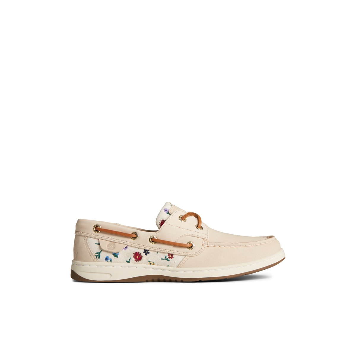 Beige Sperry Bluefish Floral Boat Shoe | 6097-QRKUP