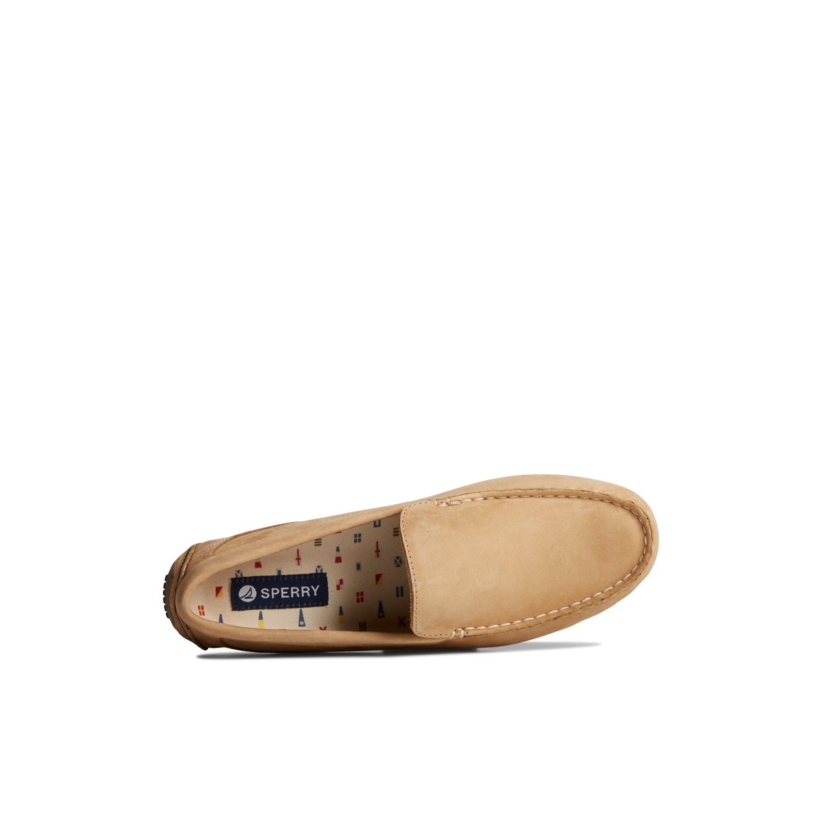 Beige Sperry Davenport Nubuck Venetian Driver | 9047-CGNID