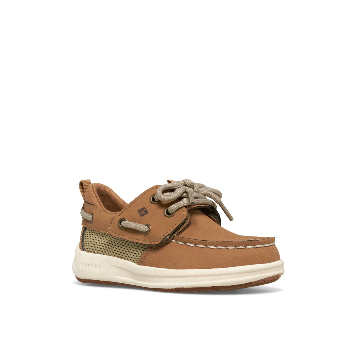 Beige Sperry Fairwater PLUSHWAVE Jr Boat Shoe | 5410-MQCBP