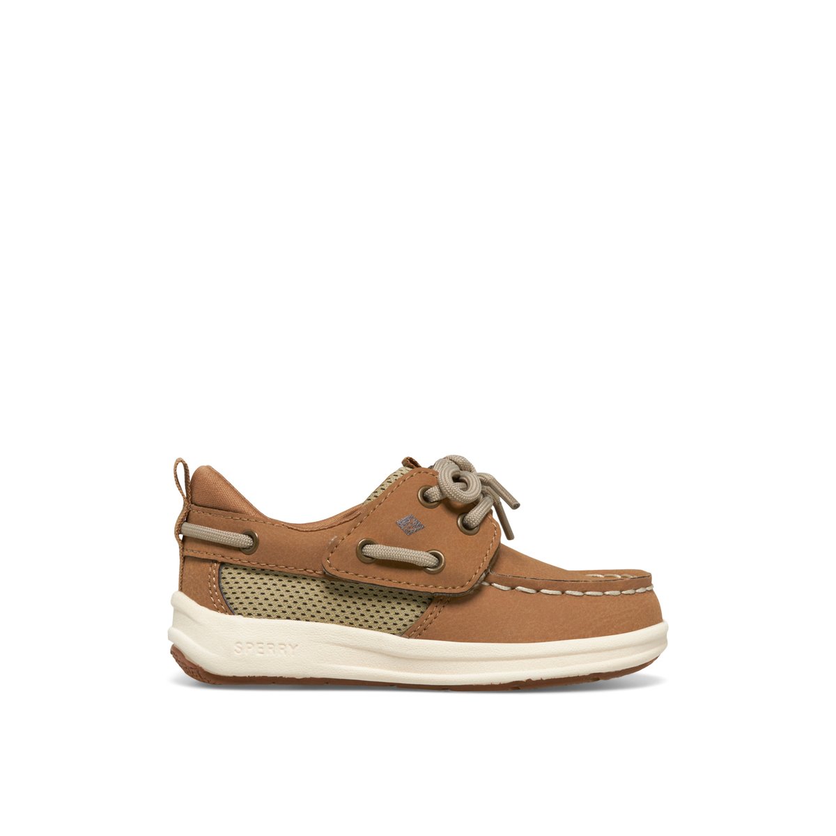 Beige Sperry Fairwater PLUSHWAVE Jr Boat Shoe | 5410-MQCBP