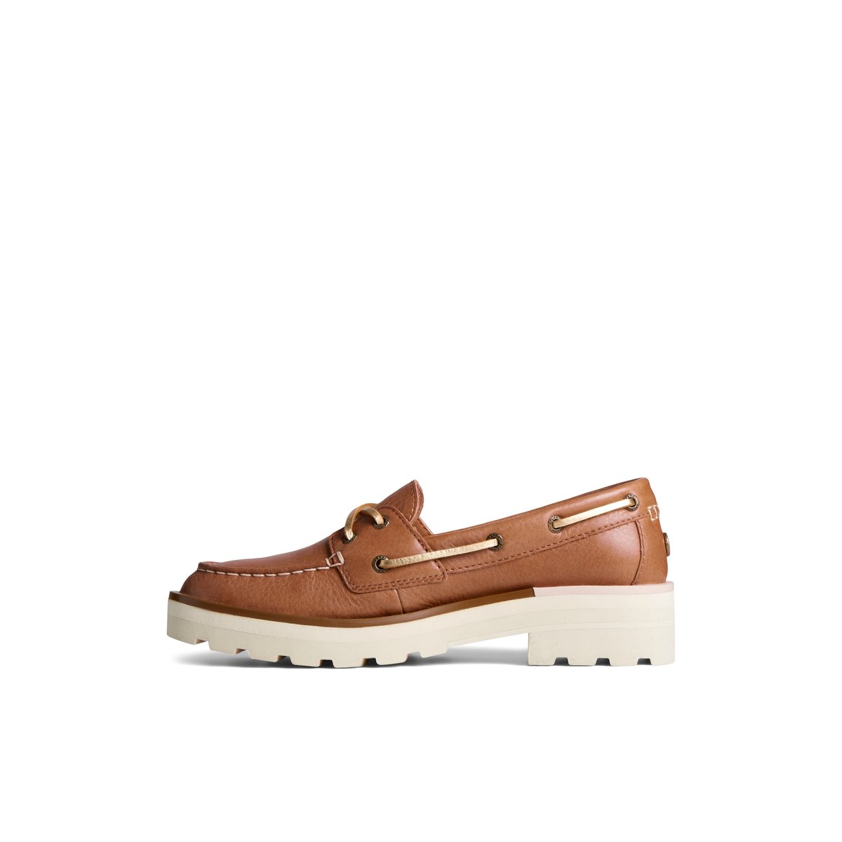 Beige Sperry Lug Boat Shoe | 1043-QECIM