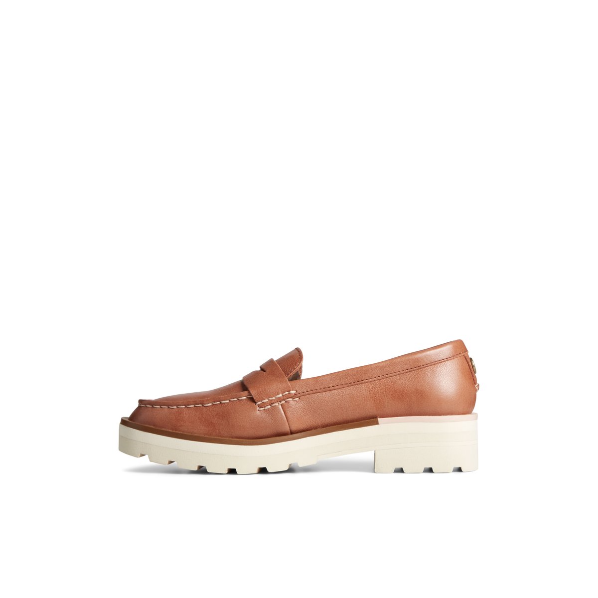 Beige Sperry Lug Penny Loafer | 4098-OYTPB