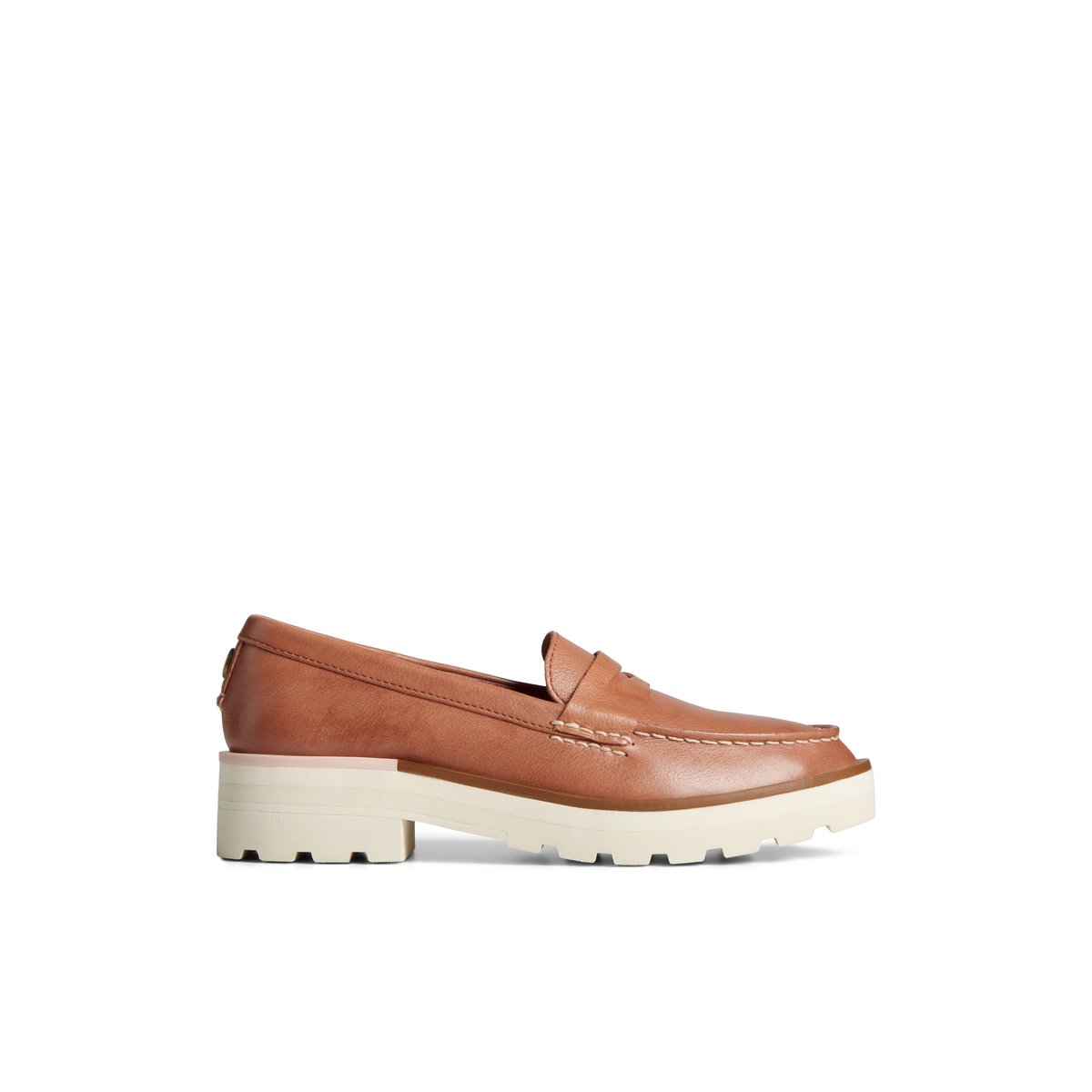 Beige Sperry Lug Penny Loafer | 4098-OYTPB