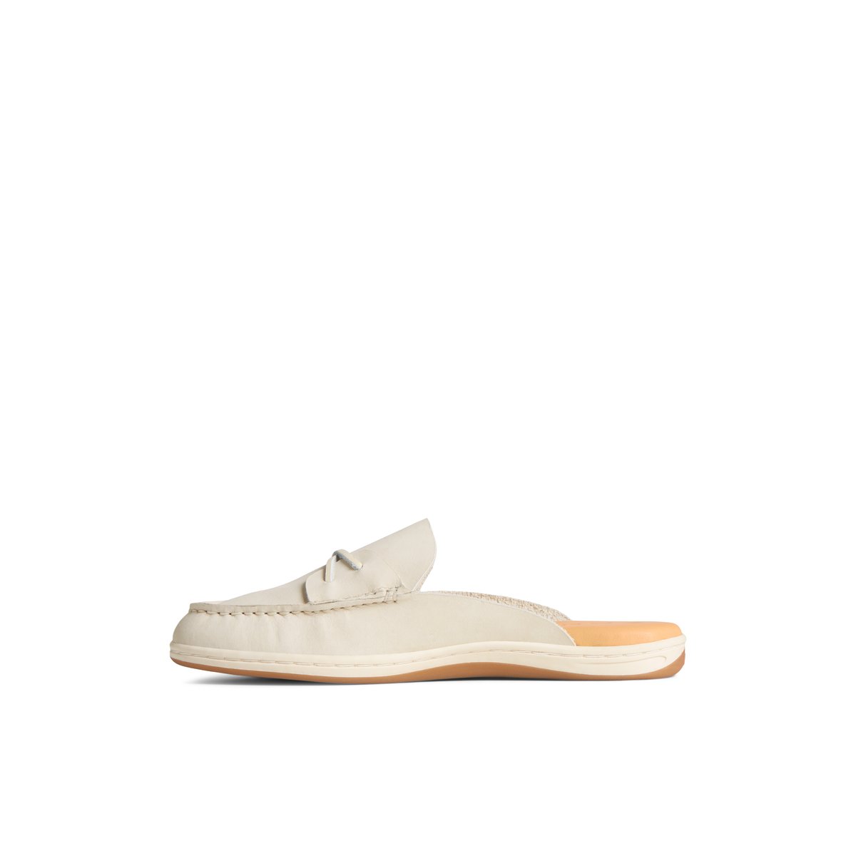 Beige Sperry Mulefish Leather Boat Shoe | 0621-JQNKB