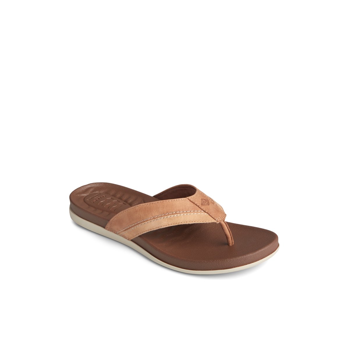 Beige Sperry PLUSHWAVE Thong Sandal | 6973-GABFI