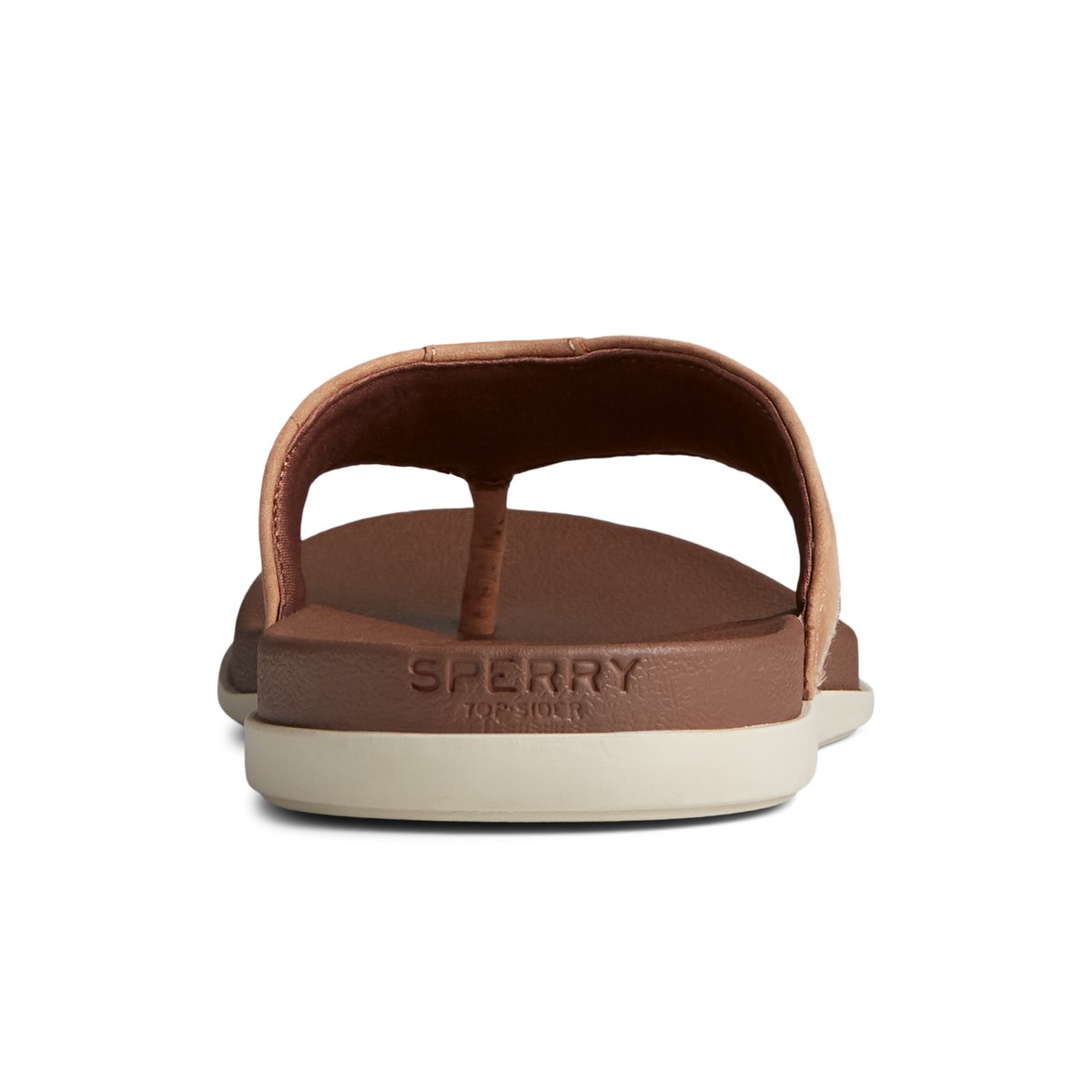 Beige Sperry PLUSHWAVE Thong Sandal | 6973-GABFI