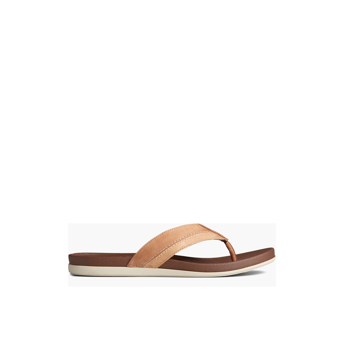 Beige Sperry PLUSHWAVE Thong Sandal | 6973-GABFI