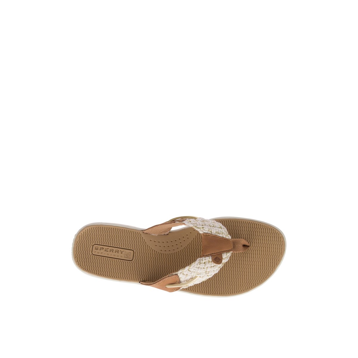 Beige Sperry Parrotfish Braid Sandal | 4795-DBFVO