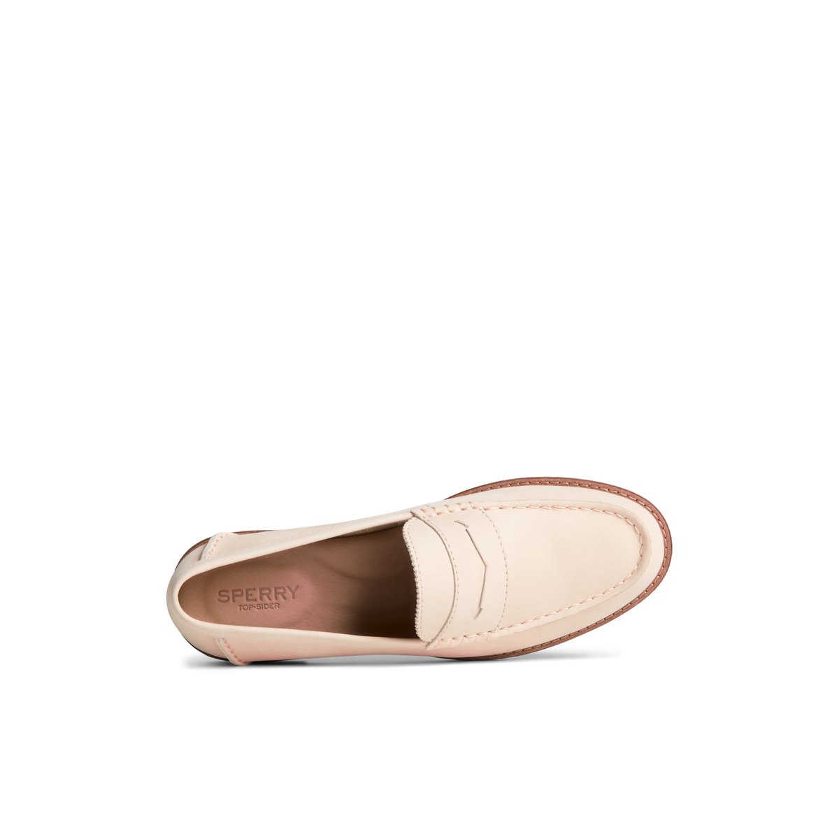 Beige Sperry Seaport Penny Loafer | 9031-AQLCS