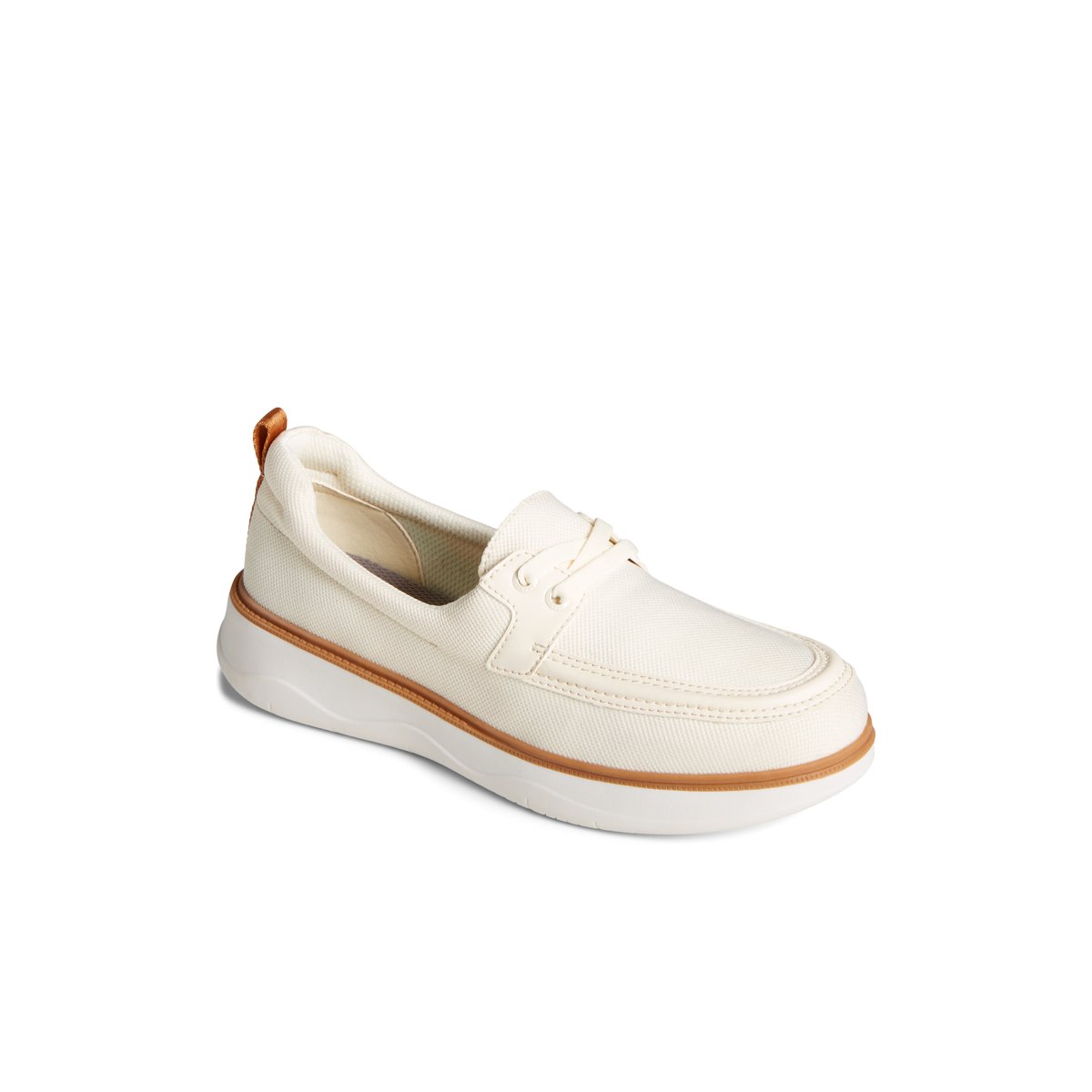 Beige Sperry Skipper Boat Shoe | 6970-KSGJH