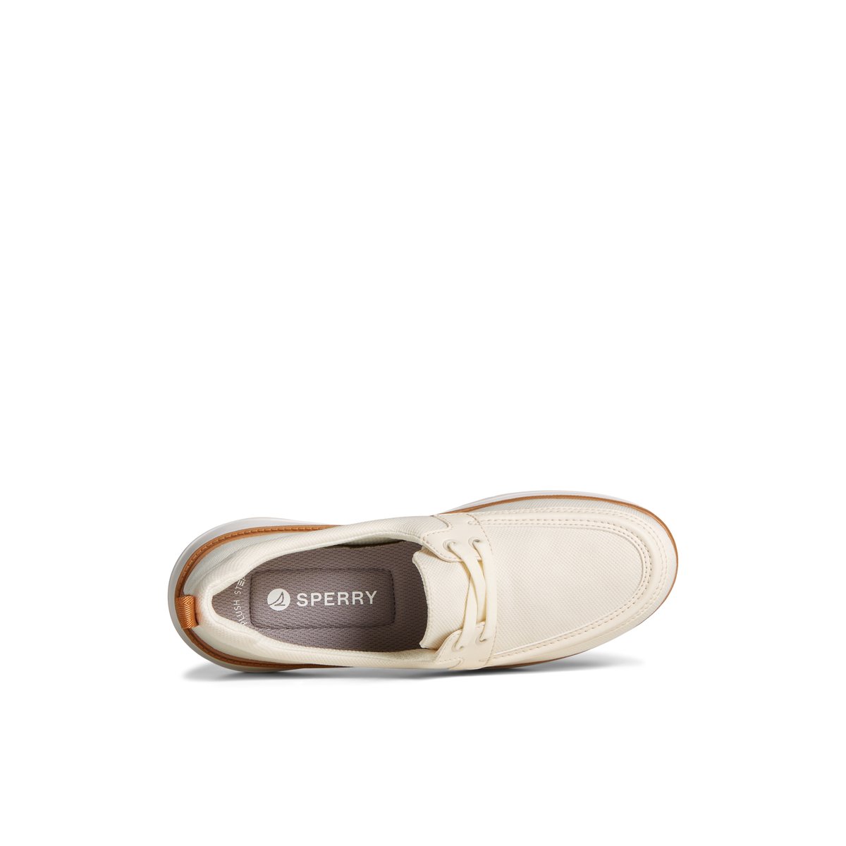 Beige Sperry Skipper Boat Shoe | 6970-KSGJH