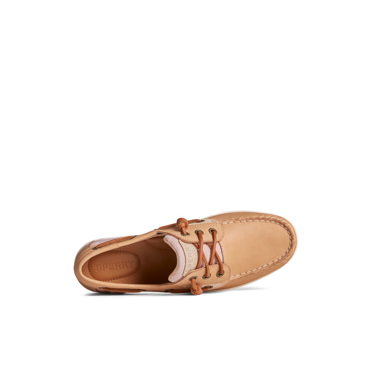 Beige Sperry Songfish Jacquard Boat Shoe | 7103-AGUFH