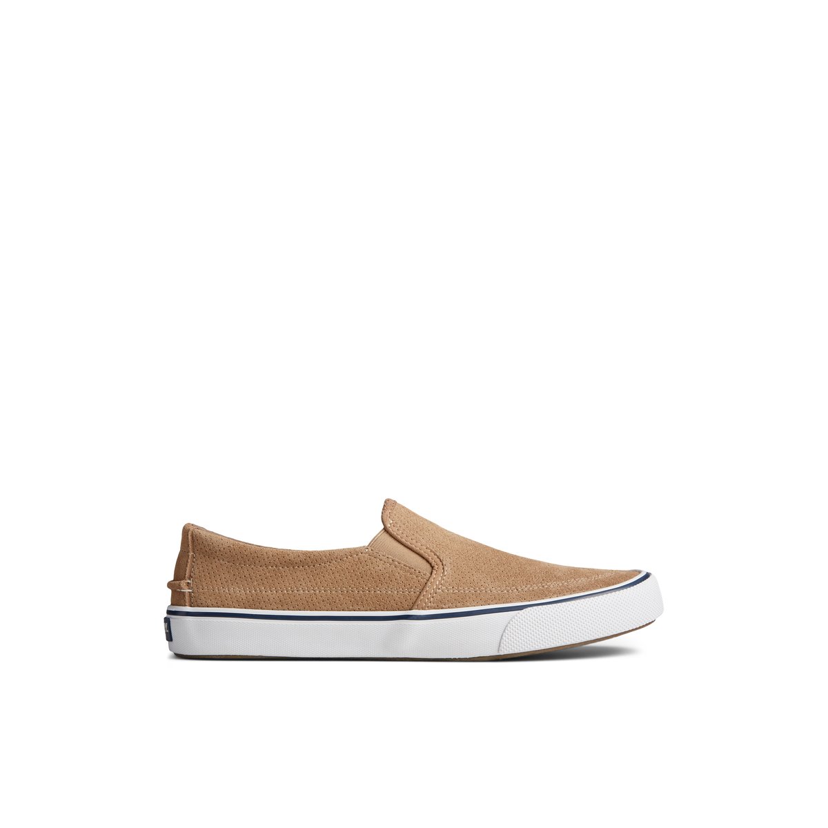 Beige Sperry Striper II Twin Gore Perforated Slip On Sneaker | 4602-UNBGM