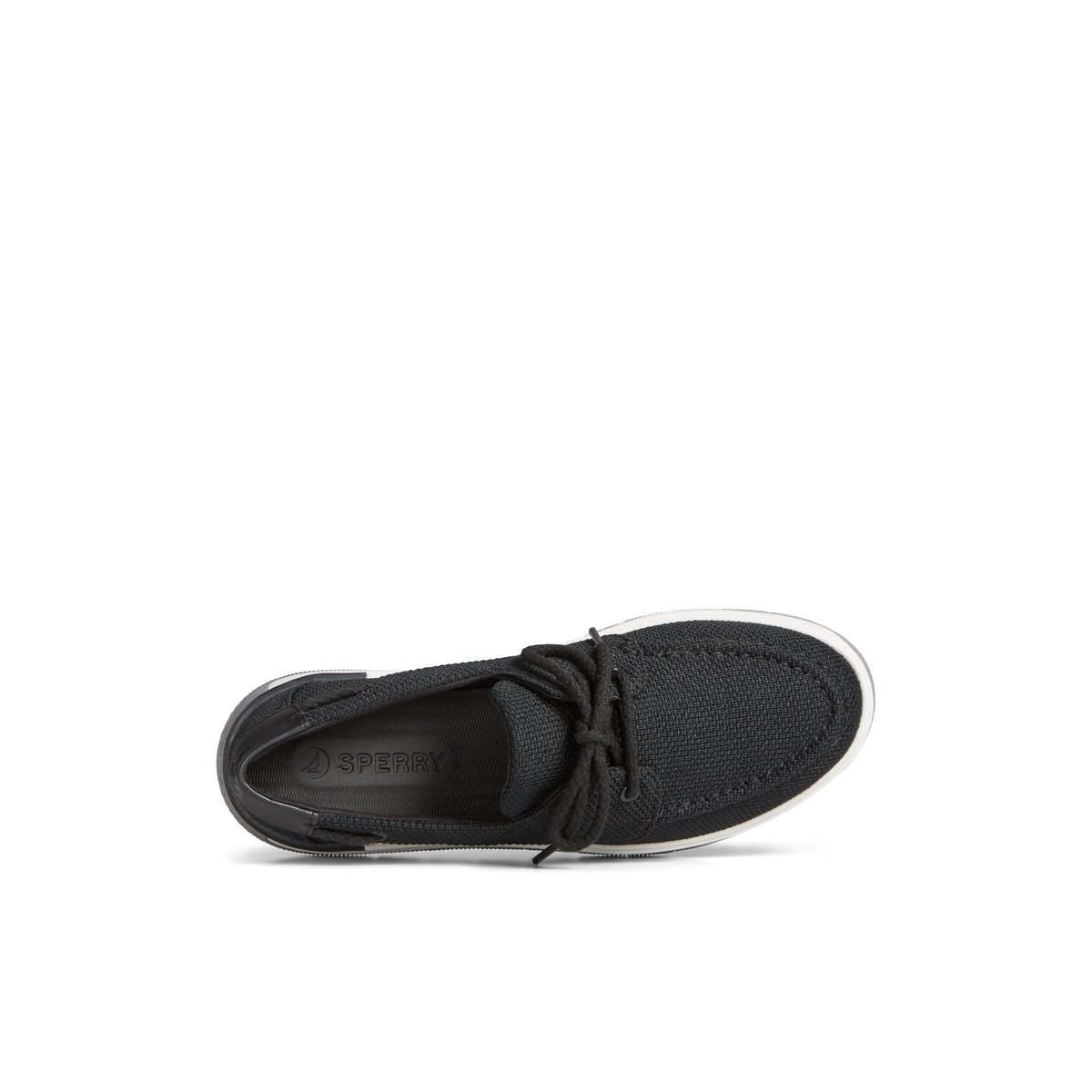 Black Sperry Augusta Boat Shoe | 8430-UXJQS