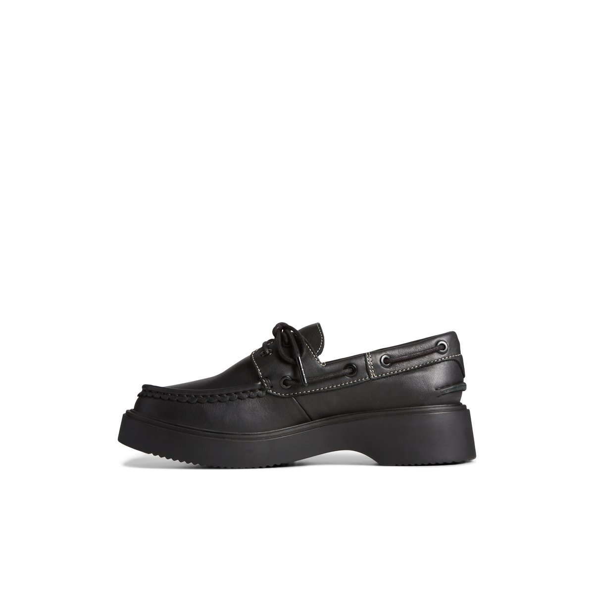 Black Sperry Bayside Boat Shoe | 0139-CBYNX