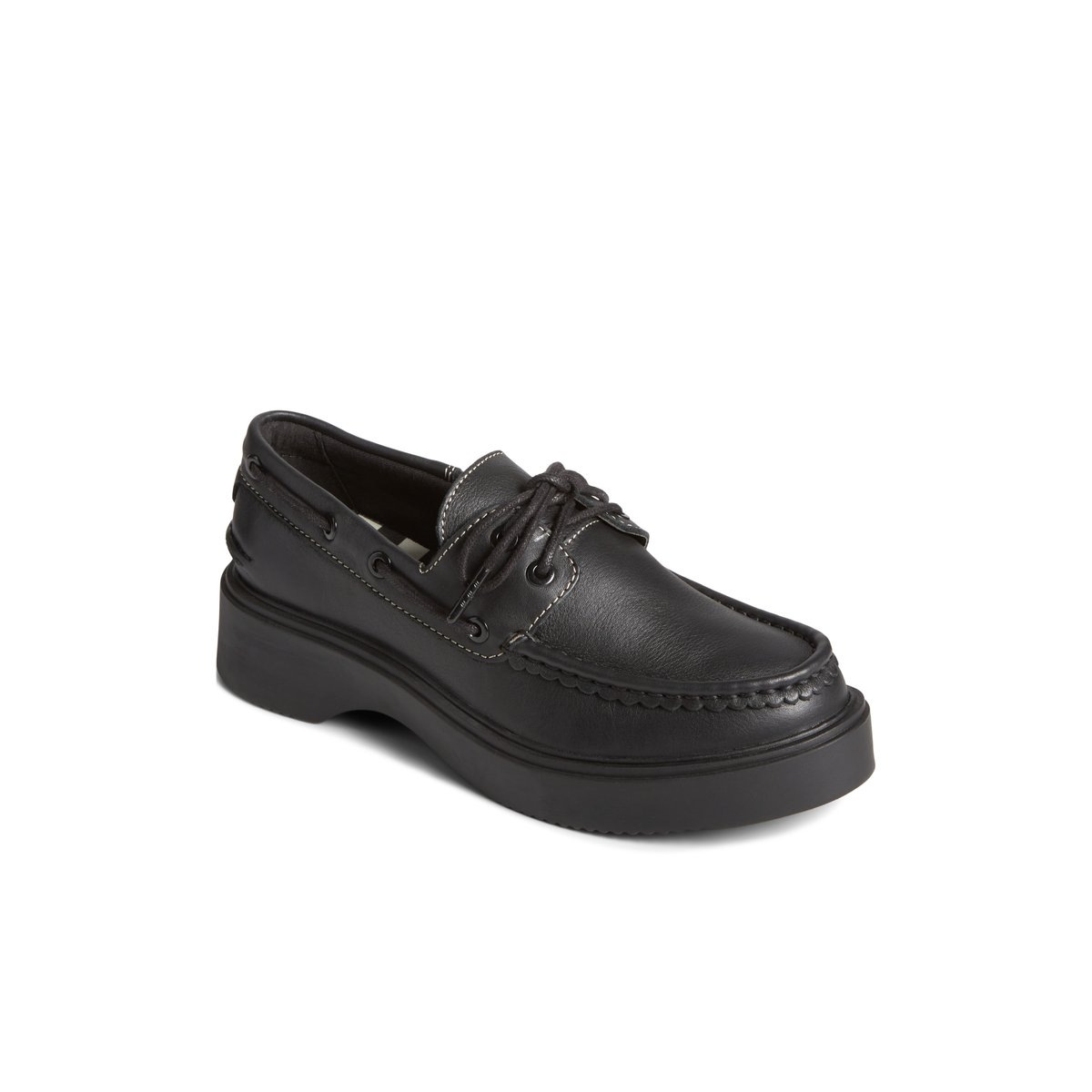 Black Sperry Bayside Boat Shoe | 0139-CBYNX