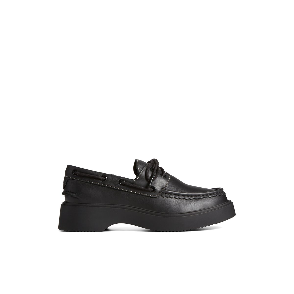 Black Sperry Bayside Boat Shoe | 0139-CBYNX