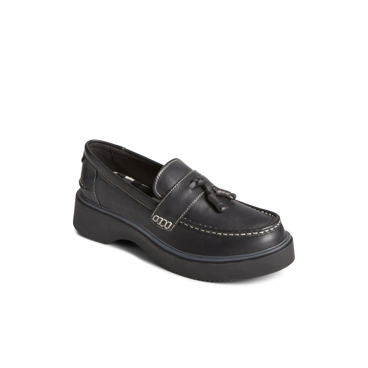 Black Sperry Bayside Loafer | 3405-NTILR