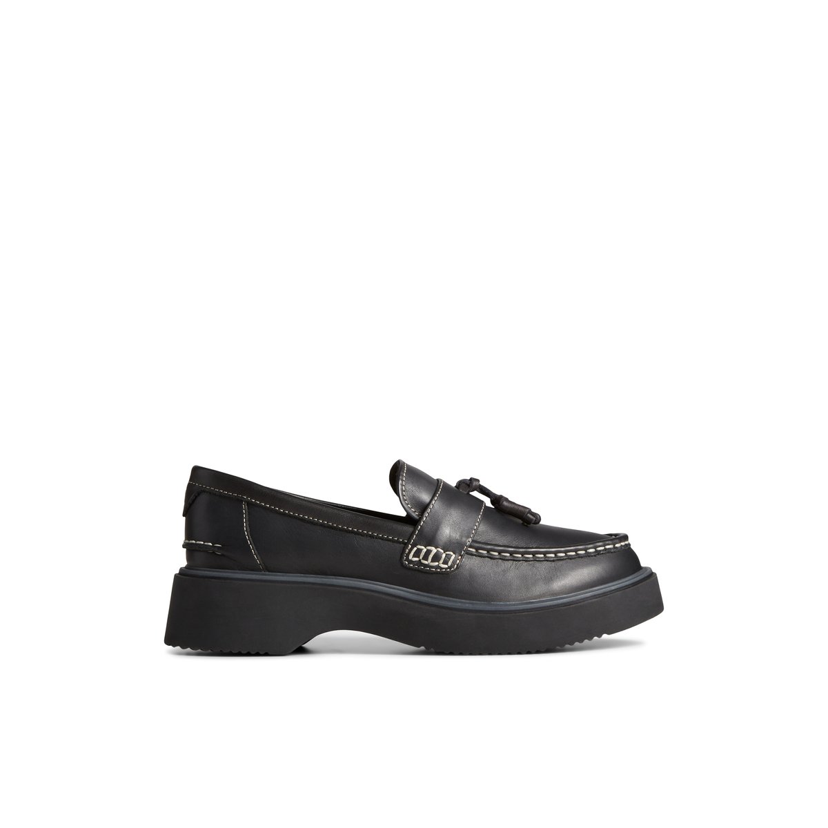 Black Sperry Bayside Loafer | 3405-NTILR