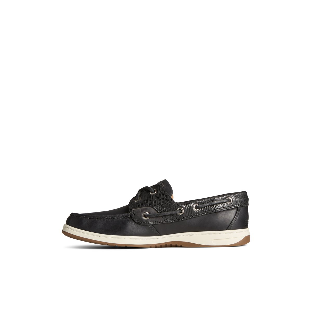 Black Sperry Bluefish 2-Eye Boat Shoe | 3285-TZUKQ