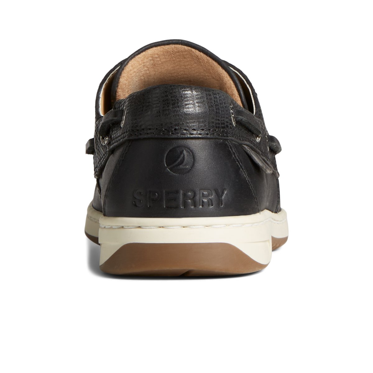 Black Sperry Bluefish 2-Eye Boat Shoe | 3285-TZUKQ