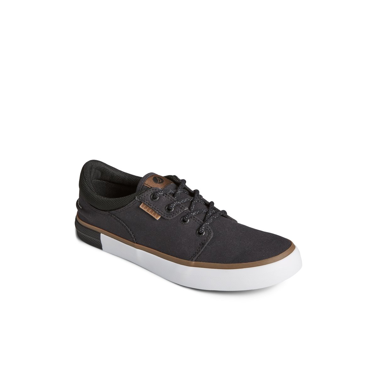 Black Sperry Crossjack Sneaker | 2840-OSXRU