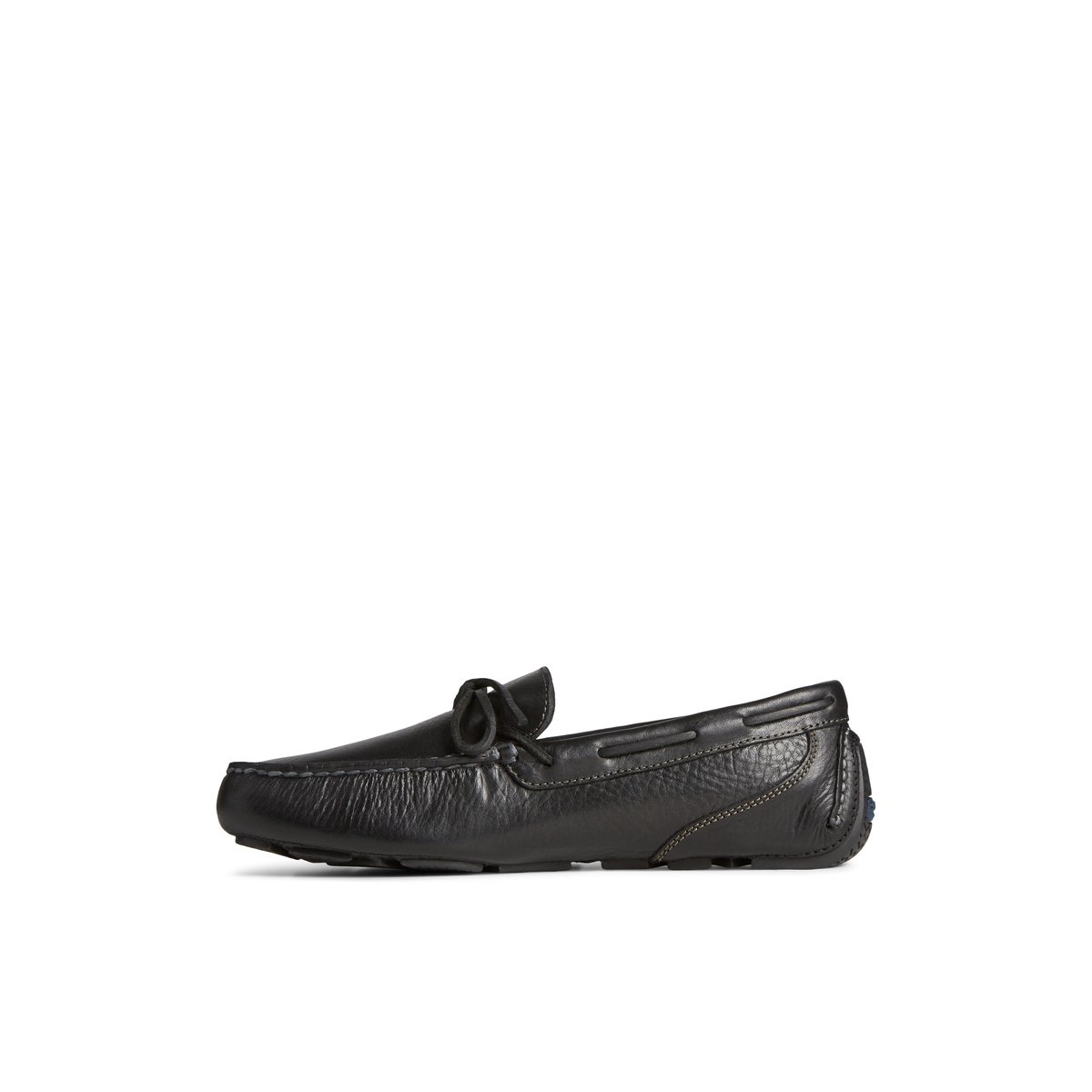 Black Sperry Davenport Pull Up Leather 1-Eye Driver | 5847-MSVEZ