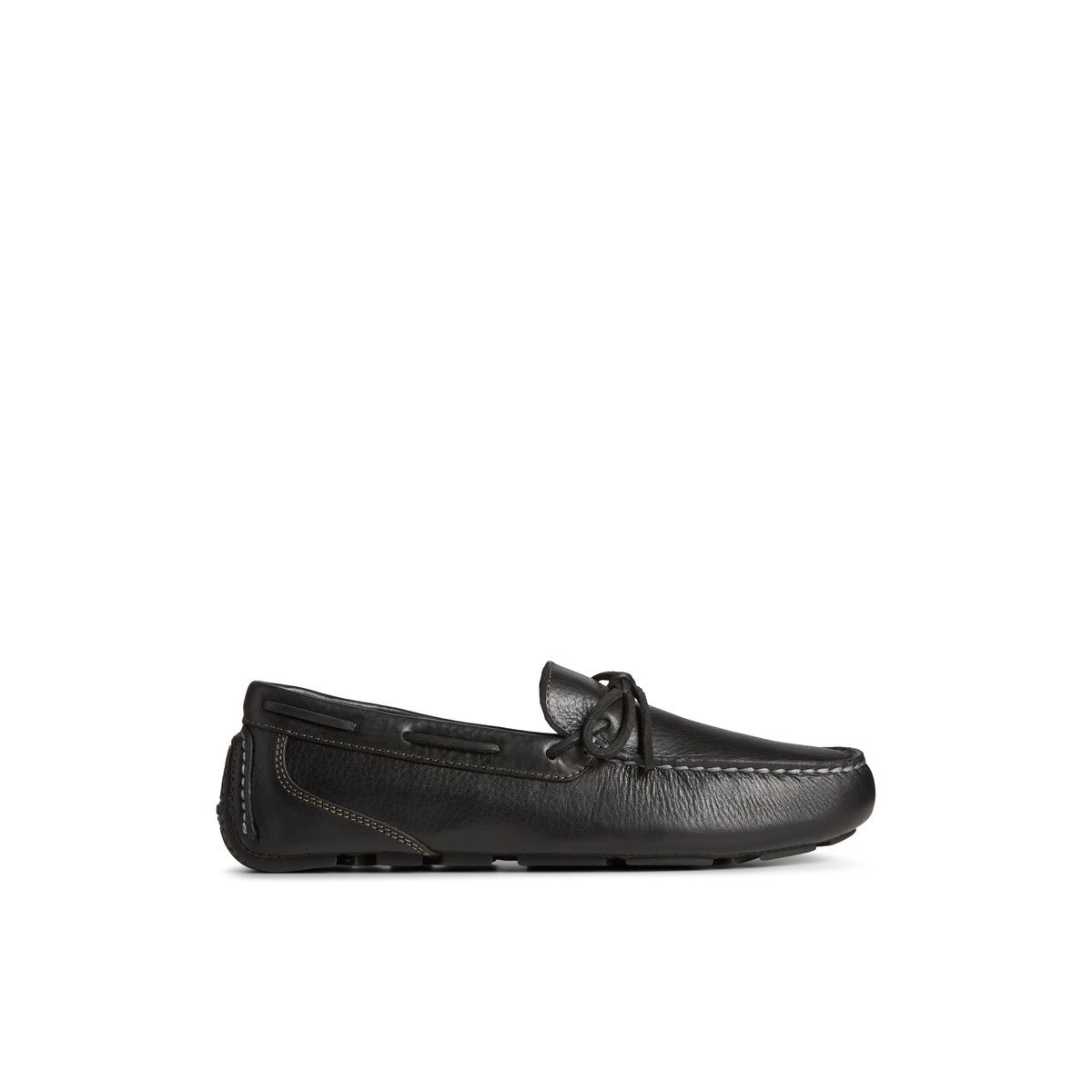 Black Sperry Davenport Pull Up Leather 1-Eye Driver | 5847-MSVEZ