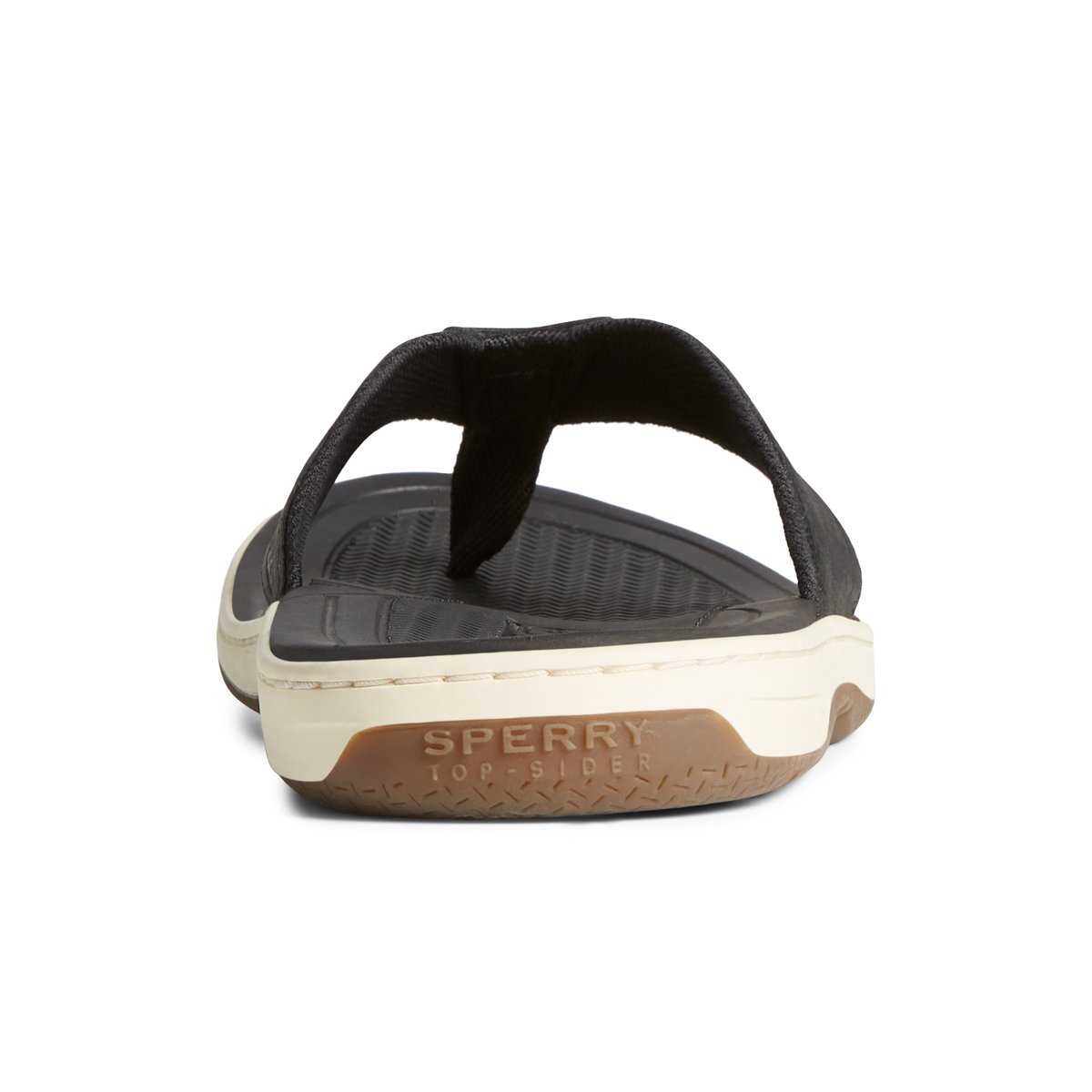 Black Sperry Havasu Perf Flip Flop | 8509-UHDPB