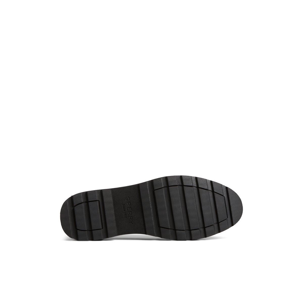 Black Sperry Lug Penny Loafer | 7250-YQHPF