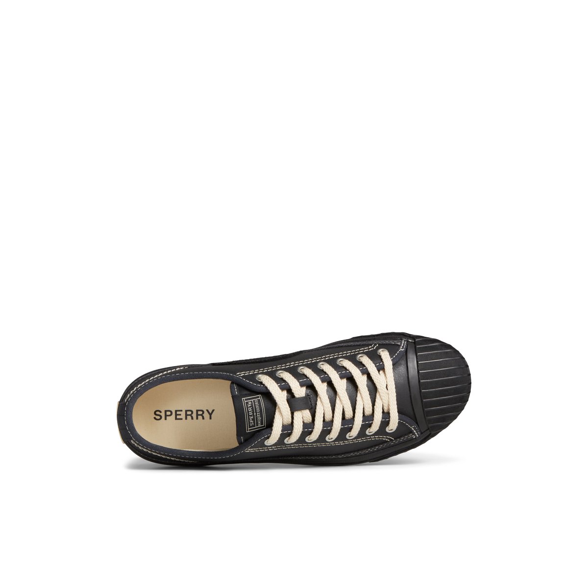 Black Sperry Racquet Oxford | 6738-NTYAV