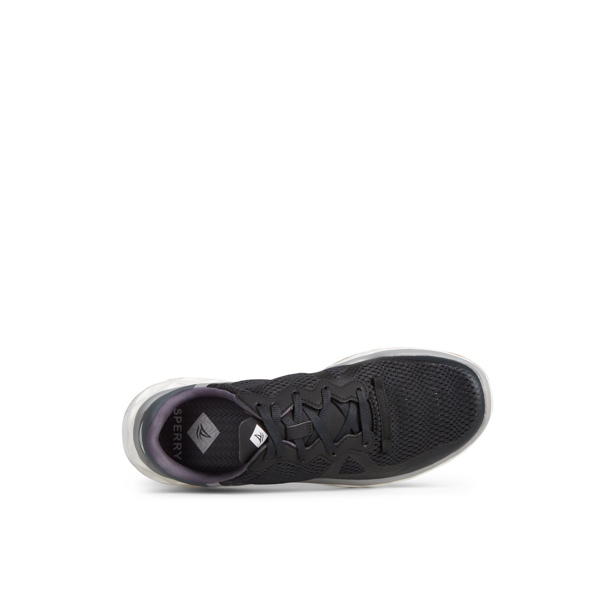 Black Sperry SeaCycled Headsail Sneaker | 1479-TFPUJ