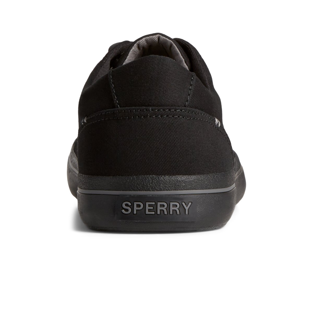 Black Sperry SeaCycled Striper II Textile Sneaker | 4903-EWHVX