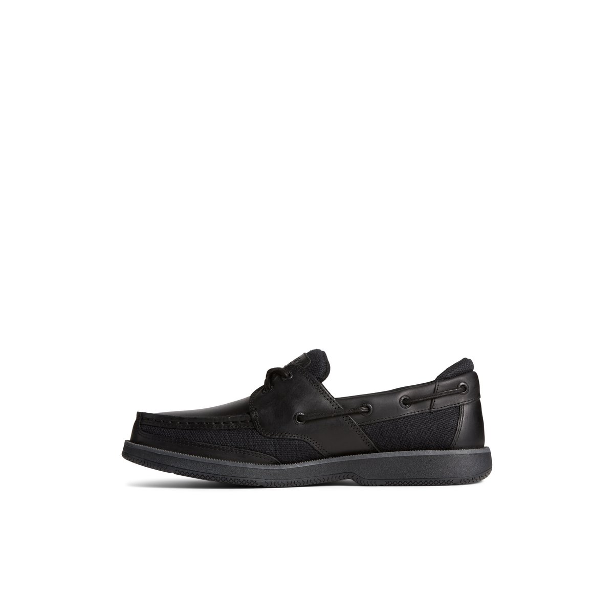 Black Sperry Surveyor 2-Eye Boat Shoe | 9054-TDLZA