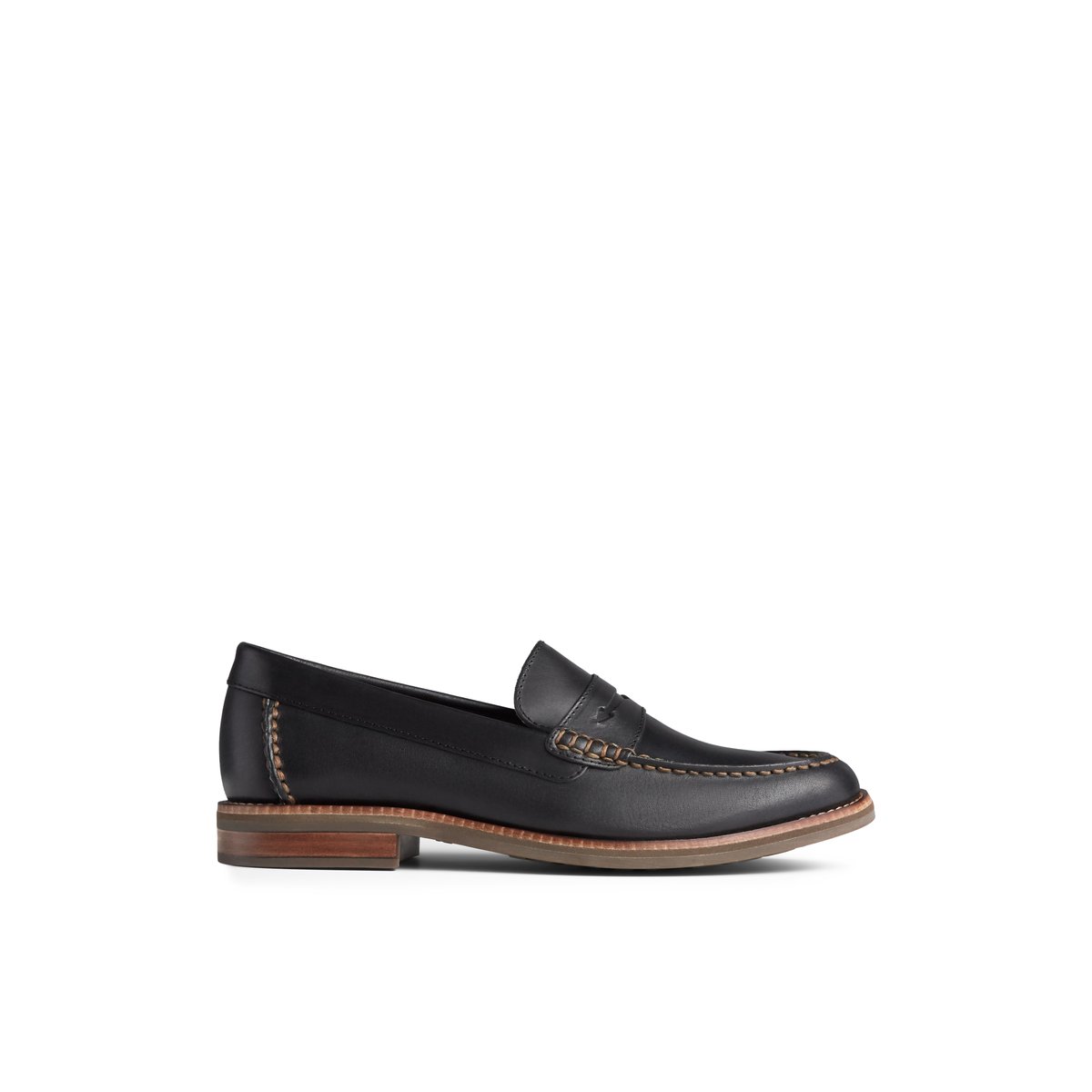 Black Sperry Topsfield Penny Loafer | 5180-AVCIR